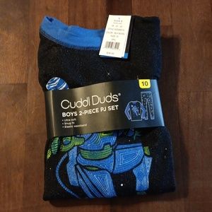 Cuddl Duds Boys 2-Piece Astronaut PJ set